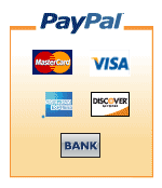 We offer PayPal for your convenience.